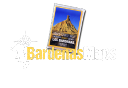 Mapas de las Bardenas Reales de Navarra
