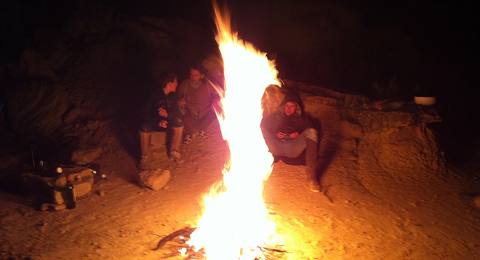 Vivac en las Bardenas Reales